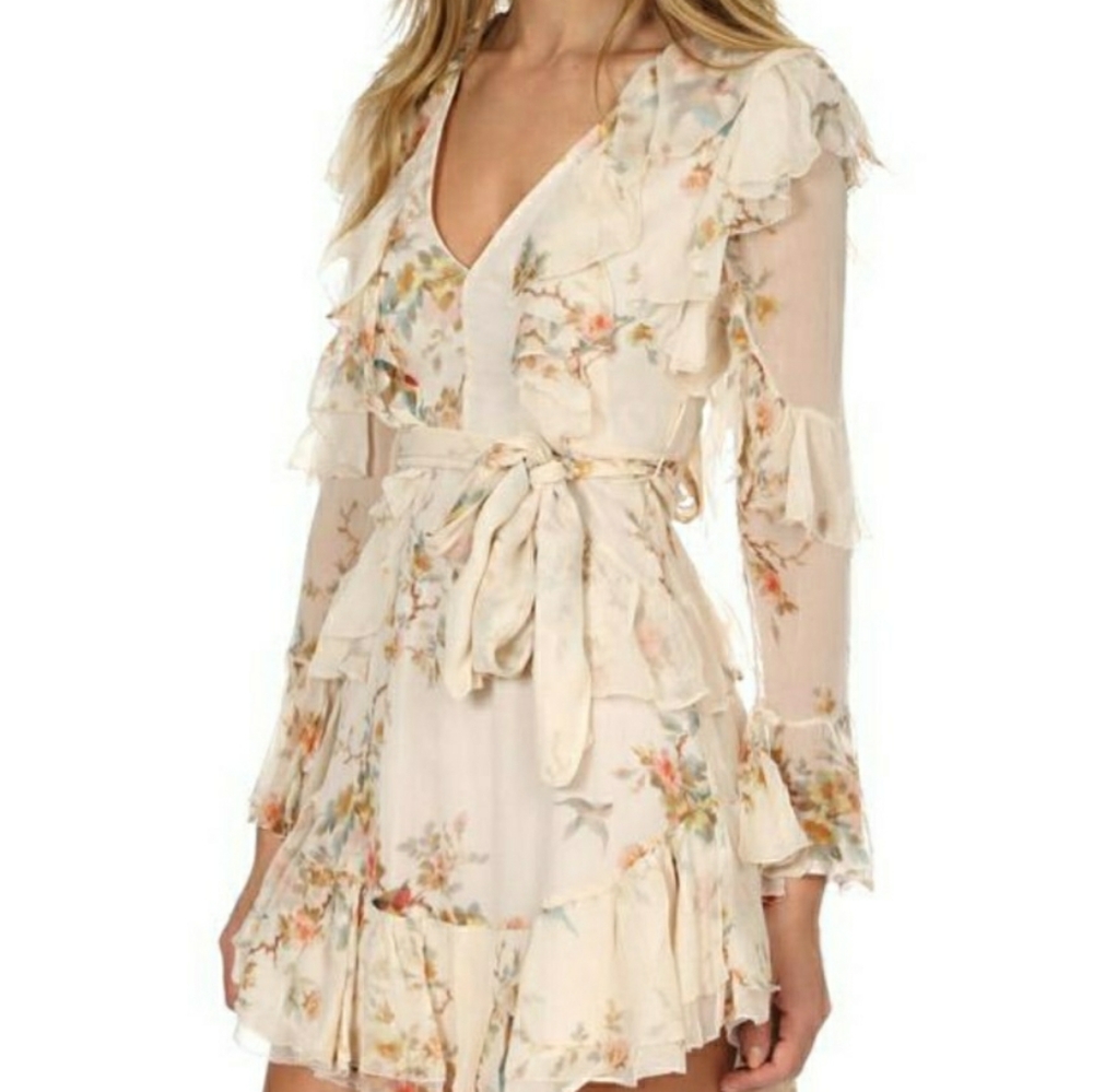Zimmermann Folly Flutter Dress Sz 1